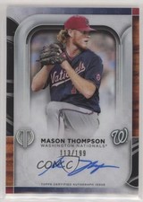2022 Topps Tribute Tribute Auto 113/199 Mason Thompson #TA-MTH Auto i6j