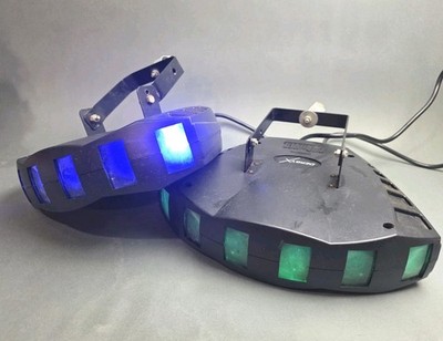 PAIR Of Chauvet DJ Derby LED Lighting Multi-Colored Effect Lights