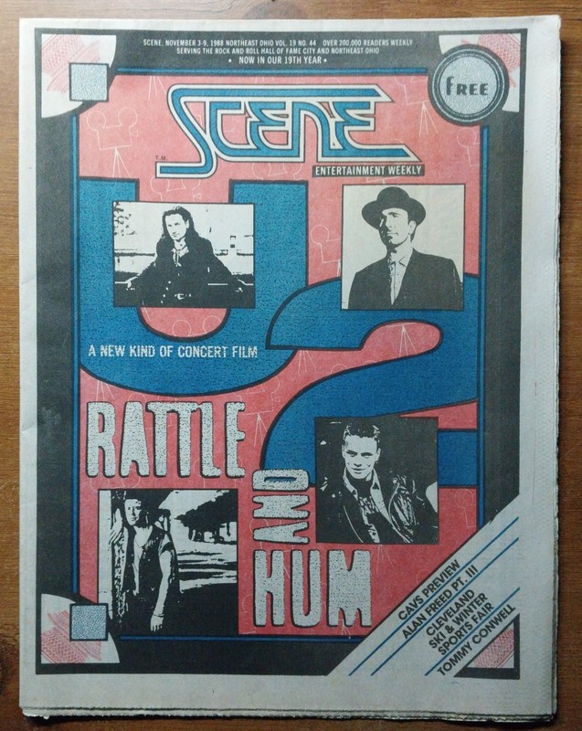 Scene Mag - Nov 3, 1988 - U2 - Rattle And Hum, Elvin Bishop, Alan Freed  Pt III