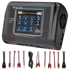 RC LiPo Battery Charger 240W 10A Fast Discharger for 1S-6S LiPo LiHV Li-ion Life