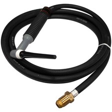 Weldtec WT-26-12R TIG Torch Kit, 12.5', Twister Cable, Rubber