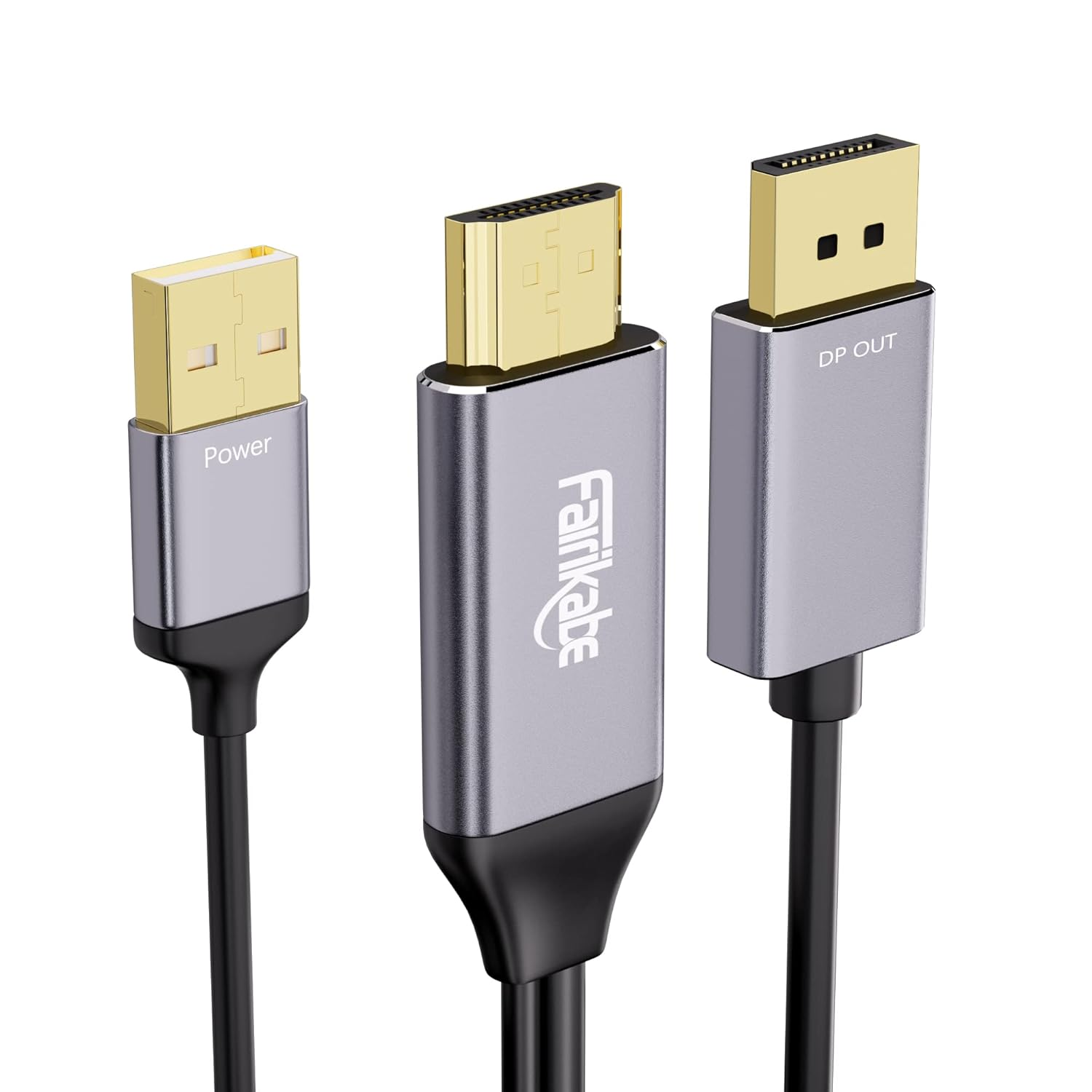 Active HDMI to DisplayPort Cable 6.6ft 4K 60Hz Uni-Directional 2M HDMI Input to DP Output-image