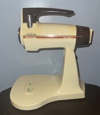 Vintage Sunbeam Mixmaster Model 12 Speed TESTED WORKS Motor & Base MCM