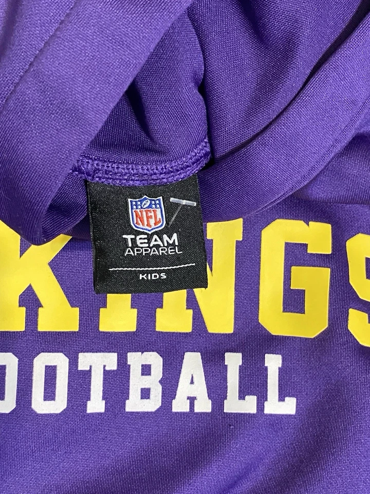 Детская командная толстовка с капюшоном Minnesota Vikings NFL размер 4/5 футбол - Изображение 3 из 4