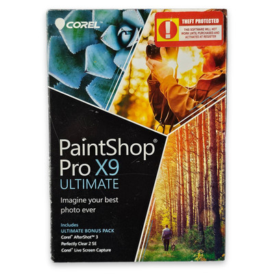 Corel PaintShop Pro X9 Ultimate Photo Editing Software DVD Set