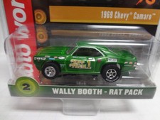 Auto World Legends Of The Quarter Mile Wally Booth 69 Chevy Camaro Electric Slot