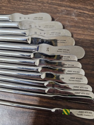 Jarit VAN BUREN Urethral Sound Set 13x + 9 Other Pieces All SS Skylar /aloe