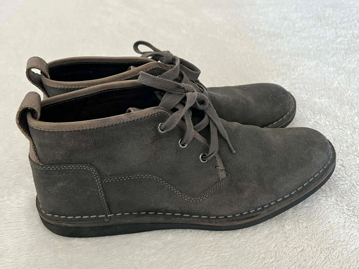 John Varvatos Gray Suede Boots for Men for Sale | Shop New  display picture 3