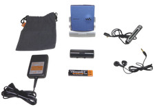 Sony MD Walkman MZ-E909 Blue Portable Minidisc Player with Accessories Tested