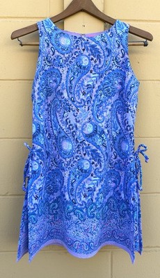 Lillly Pulitzer Donna Romper Purple Iris Paisley Print Hello Sunshine Size 00