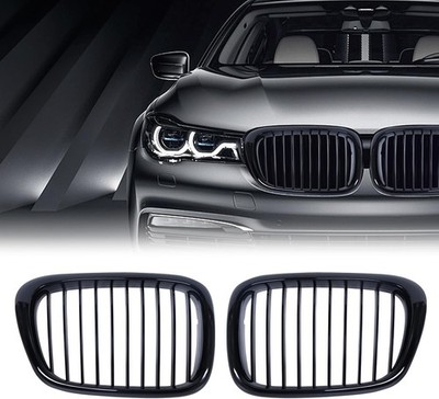 Matte/Glossy Grille L/R Fit 1997-2003 BMW E39 5-Series 51137005837/5838