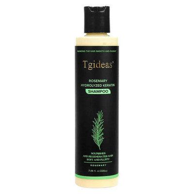 Bio Rosmarin Shampoo - natürliches Keratin, silikonfrei, Lösung für Haarausfall