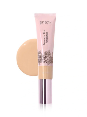 Girlactik Luminous Tint Liquid Foundation Makeup Beige Shade 1.35 fl oz