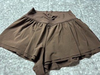 OFFLINE by Aerie Women’s Brown Large Athletic Skort Solid Short Athleisure