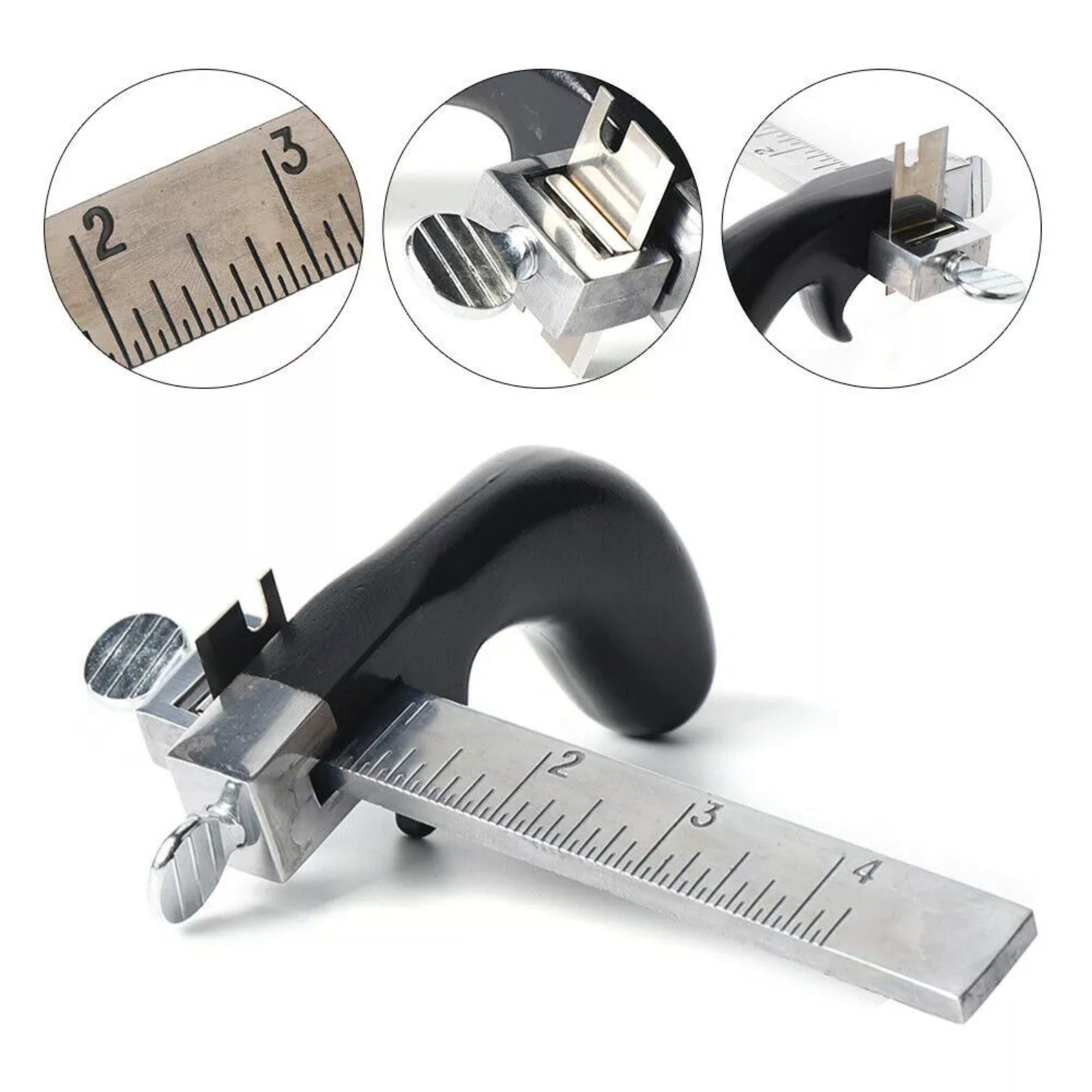 Leather Draw Gauge Tool Professional Strap Cutter Hand Craft Belt Cutting Tool