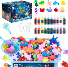 Magic Water Elf Toy Kit - 65Ml Aqua Fairy Water Gel Kit for Kids with 20 Magic G
