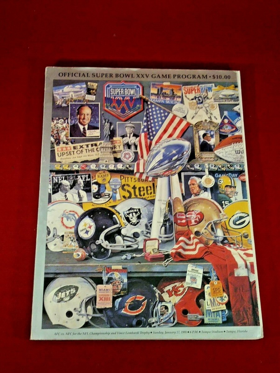 SUPER BOWL XXV 第25回スーパーボウル 記念ポスター SUPER BOWL XXV 第