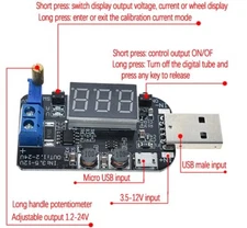 DC-DC USB Adjustable Step Up Step Down Buck Boost Voltage Regulator Module 5V