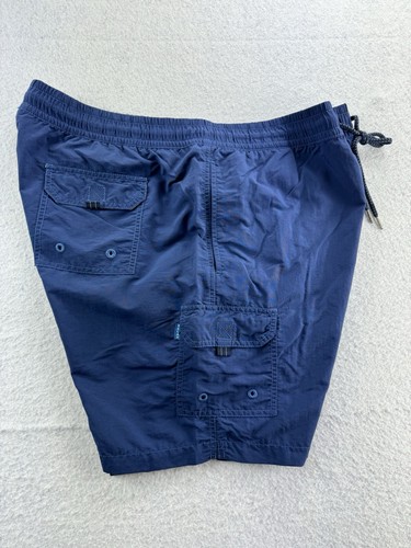 Cutoff jeans capri shorts /XL : W38-40 /2x deep blue