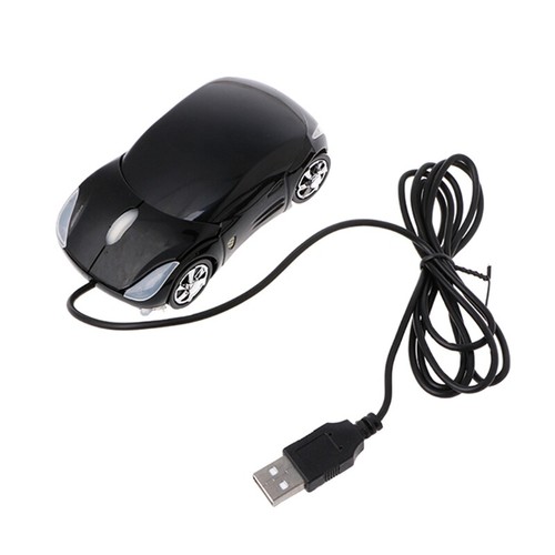 1000DPI Mini Car shape USB optical wired innovative 2 headlights mouse for PC - Picture 13 of 23