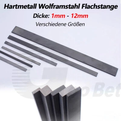 MARKENLOS YG8 carburo de tungsteno acero barra plana perfil plano barra plana 1-12 mm corte