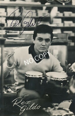 100% Original Autograph Auto Card Hand Signed Rex Gildo E1.21