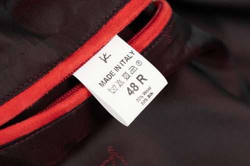 $3800 ISAIA NAPOLI Burgundy Satin Bomber Jacket Wool & Silk 38 US / 48 EU - Picture 9 of 9