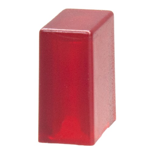 2x FADER MANOPOLA CAP ROSSO vestibilità trasparente 6x2 mm ricambio potenziometro scorrevole - Foto 4 di 6