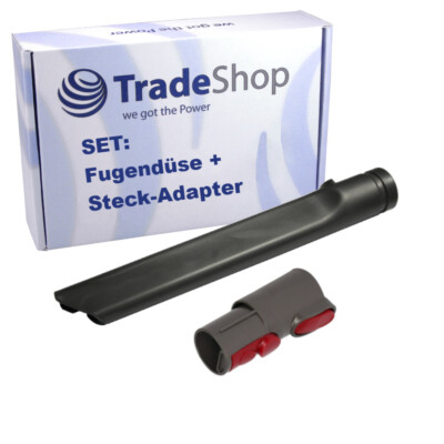2in1 Set: Fugendüse Staubdüse + Adapter für Dyson DC05 DC07 DC08 DC14 DC27 DC37