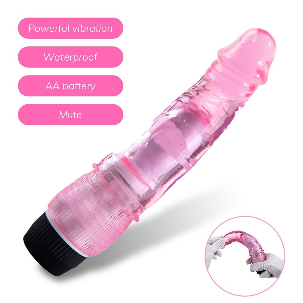 Multispeed Waterproof G Spot Vibrator Rabbit Dildo for Women
