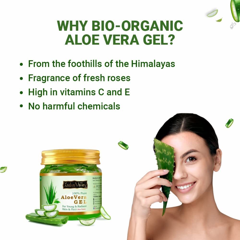 NEW Organic 100 Pure & Natural Aloe Vera Gel For Skin & Hair Aloe Vera