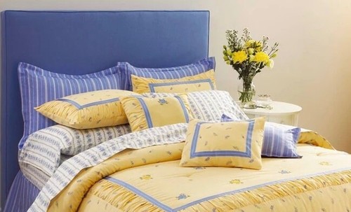 NEW Laura Ashley 4Pc QUEEN SHEETS SET BLUE Floral Vintage 100% Cotton RARE HTF - Picture 7 of 9