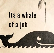 1947 Bell Telephone System AT&T Advertisement Whale Spout Communication DWPP18