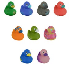 2" Inch Vinyl Rubber Ducks: ROBOT-LUCKY DUCK-DONUT-HENNA-MILITARY and MORE  