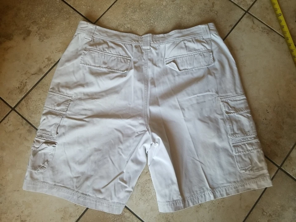 Pantalones Cortos Club Room by Charter Club Para Hombre Caqui Piedra Blanco Carga Algodón Talla 44 Foto 2 de 4