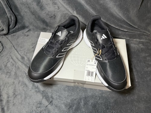 NIB Adidas Tech Response 3.0 GV6890 Core Black White Men Golf Shoes Size 7.5 - Picture 6 of 8