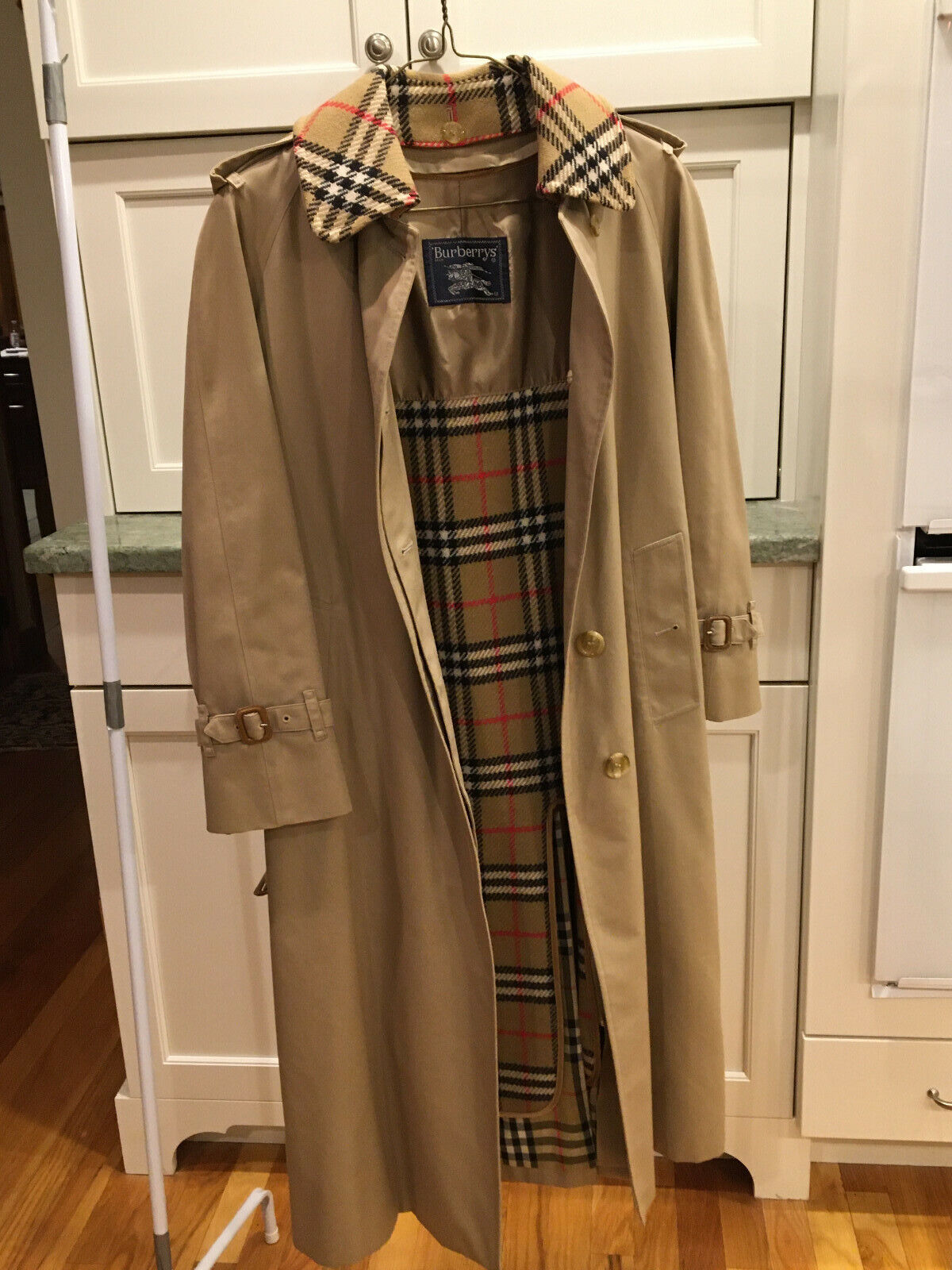 Hoe Ritueel kogel Burberry Women's 4 Petite Vintage Long Trench Coat with removable liner |  eBay