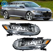 Headlight Projector Halogen w/LED DRL For 2018-2020 Honda Accord Left&Right Side