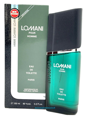 Lomani Pour Homme 3.4 oz Eau De Toilette Spray, For Men New