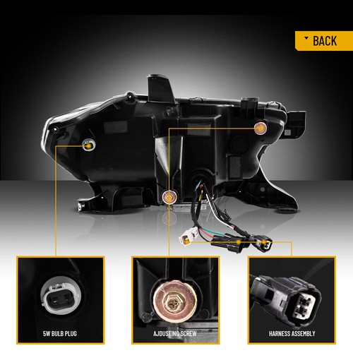 VLAND Full LED Headlamp Style For 16-23 Toyota Tacoma Projector Headlights W/DRL - Picture 11 of 15