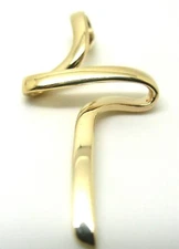Kaedesigns,Genuine Large Modern 10ct 10kt Yellow Gold Cross Crucifix Pendant 277