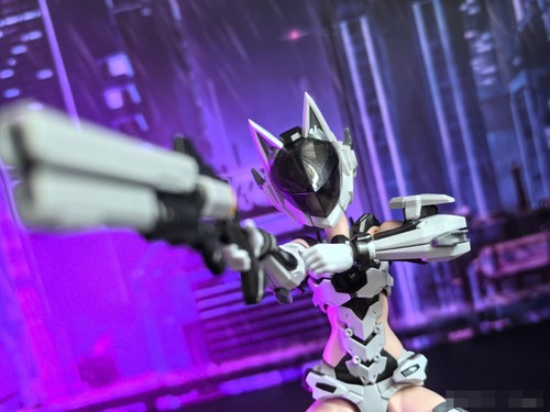 Nuke Matrix Cyber Forest 1/12 Vivienne Hayha CJ2024 Limited White Fox Ver. Mecha - Foto 9 di 14