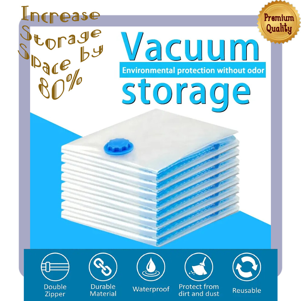 TOP QUALITY VACUUM BAGS REUSABLE SPACE SAVING VACUM AIR TIGHT WATER