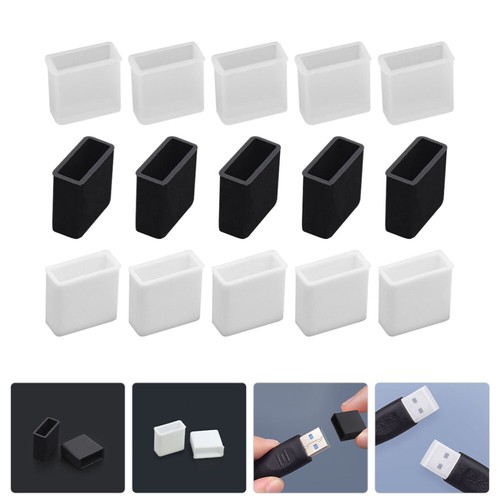 30pcs Silicone Anti Stopper Usb Cover Caps Outlet Covers Proofing USB Cover - Photo 4/12