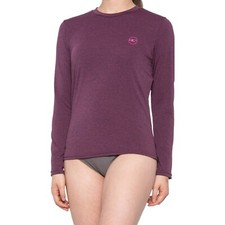 O'Neill Women's Heathered Long Sleeve Sun Shirt UPF 30 Blackberry Size M or XL