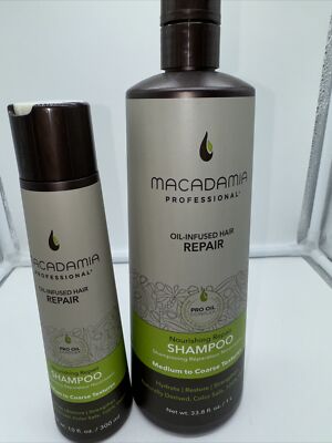 *Macadamia Professional Nourishing Repair Shampoo 33.8 oz Plus one 10 oz