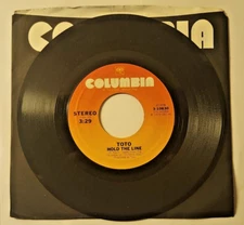 Toto - Hold The Line Columbia Records 3-10830 7" Vinyl
