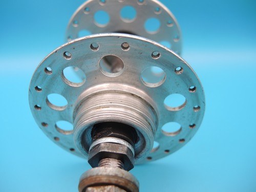BAYLISS WILEY LARGE FLANGE DOUBLE FIXED WHEEL HUB 1950`S ALLOY + STEEL - REBUILT - Picture 11 of 11