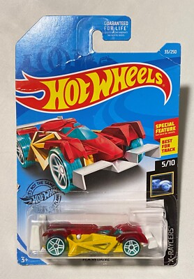 New 2017 Hot Wheels Flash Drive X-Racers Super Fast Car Diecast 5/10