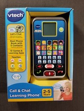 VTech Call and Chat Learning Phone 10 Games  Learning Apps New